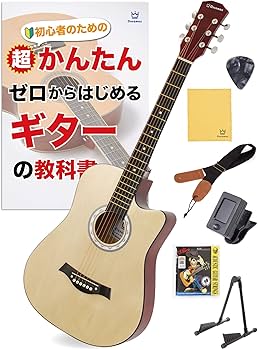 Amazon | Ousamax アコースティックギター ギター 初心者セット アコギ